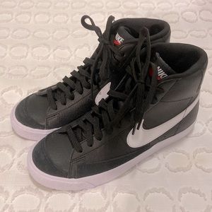 Nike Black & White High Top Sneakers